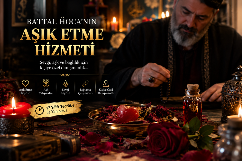 AŞIK ETME BÜYÜSÜ VE AŞK ÇALIŞMALARI